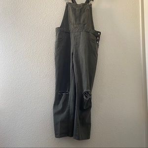 Forever 21 Army Green Overalls